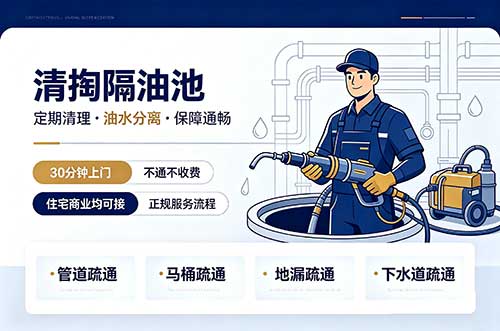 峨眉山清掏隔油池
